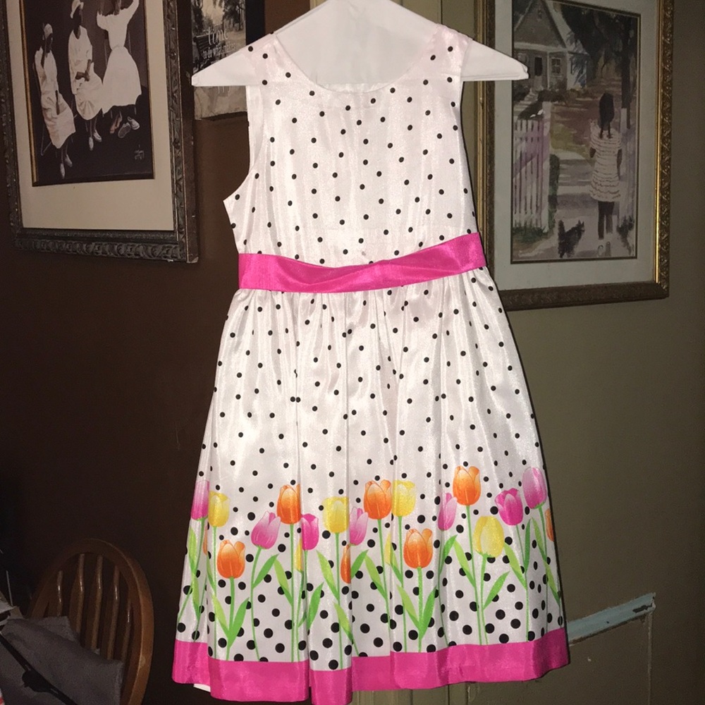 Floral Polka Dot Dress